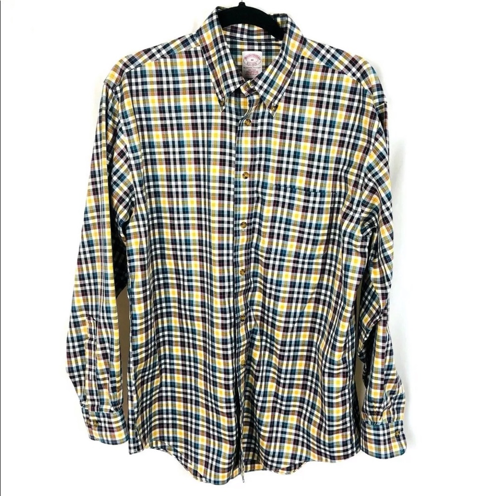 Banana Republic Men’s Sz M Soft Wash Yellow Blue